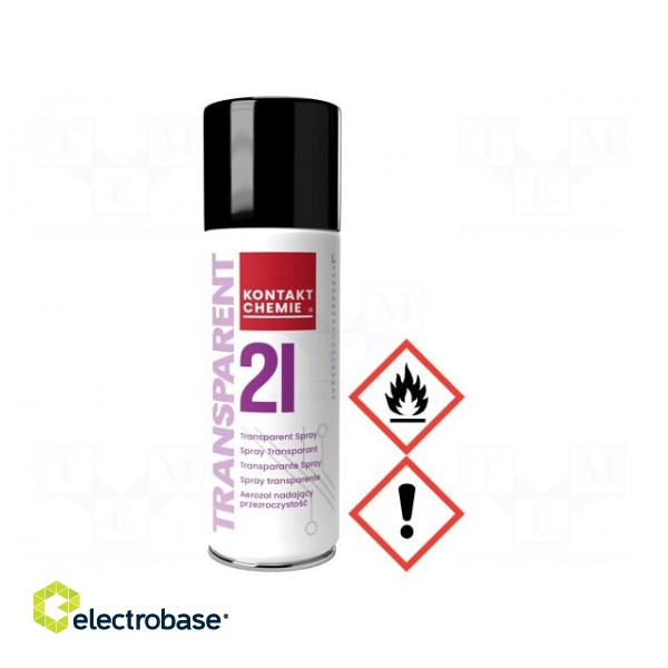 Chemical agent: transparent | spray | can | 200ml | Colour: colourless