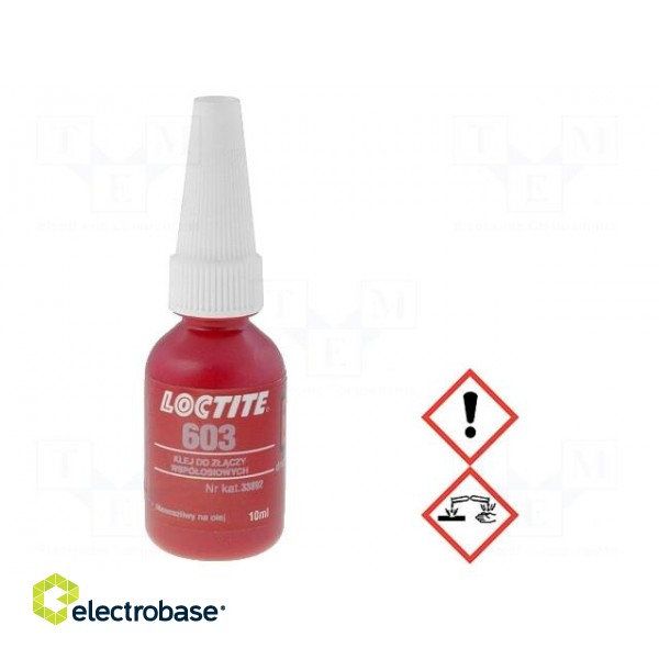Anaerobic adhesive | green | bottle | 0.01l | LOCTITE 603 | 8min