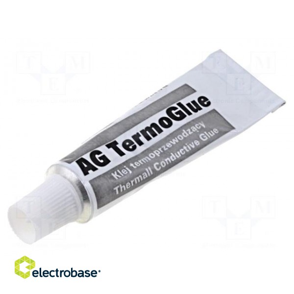 Heat transfer glue | white | 10g | Termoglue | 1W/mK | max.200°C | 2MPa