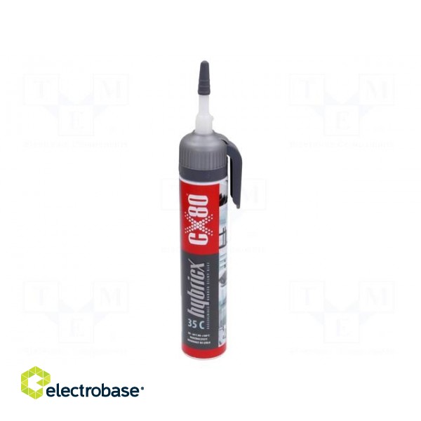 Hybrid glue | transparent | metal tube with automatic dispenser