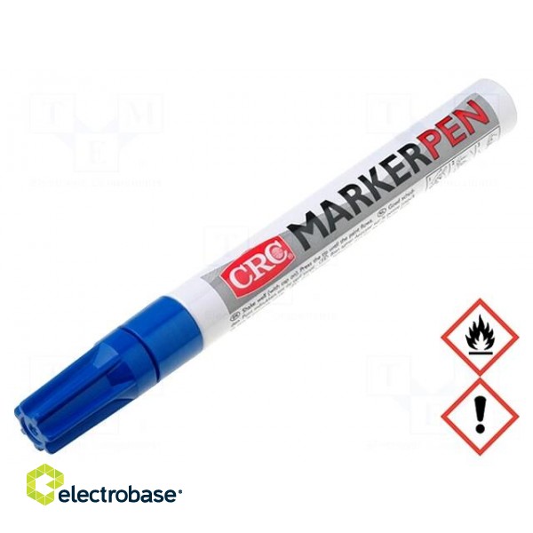 Marker: paint marker | blue | MARKER PEN | Tip: round | 3mm