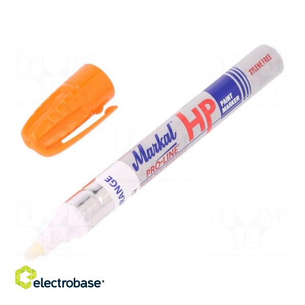 Marker: with liquid paint | orange | Pro-Line HP | Tip: round paveikslėlis 2