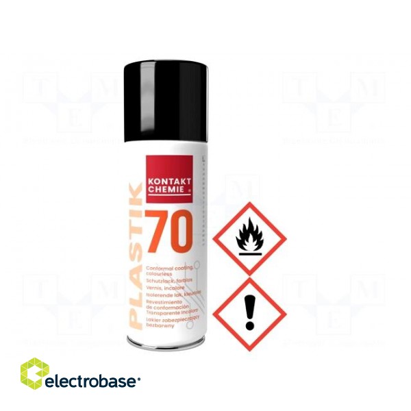 Protective coating | transparent | spray | 400ml | PLASTIK 70