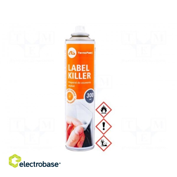 Agent for removal of self-adhesive labels | LABEL KILLER | 300ml paveikslėlis 1
