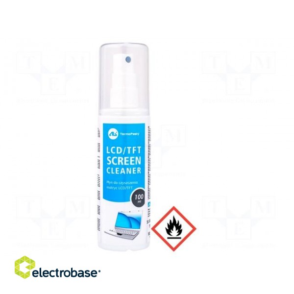 Cleaning agent | 100ml | liquid | bottle with atomizer image 2