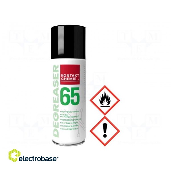 Cleaning agent | DEGREASER65 | 200ml | spray | can | colourless
