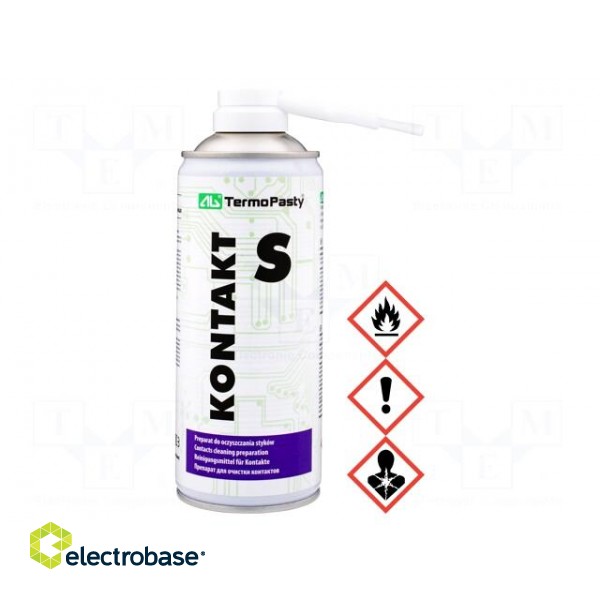 Cleaning agent | KONTAKT S | 400ml | spray | can | Signal word: Danger image 4