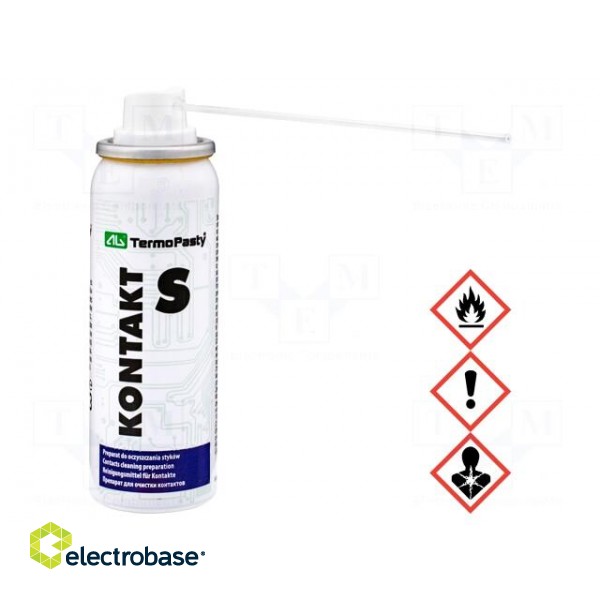 Cleaning agent | KONTAKT S | 60ml | spray | can | Signal word: Danger image 3