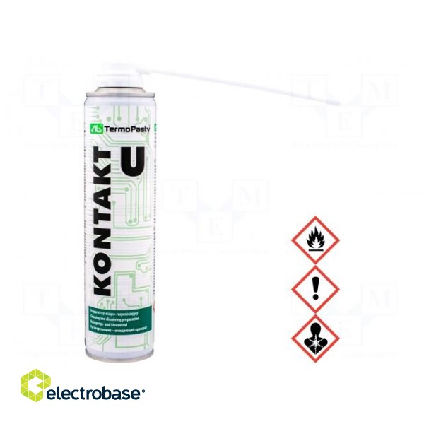 Cleaning agent | KONTAKT U | 300ml | spray | can | Signal word: Danger image 3