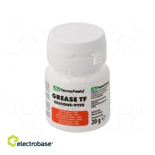 Grease | paste | Ingredients: PTFE,silicone | plastic container