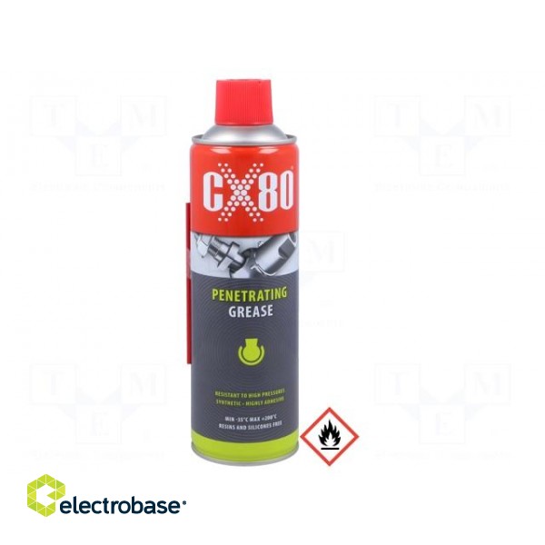 Grease | transparent | 500ml | -35÷200°C | Application: lubrication