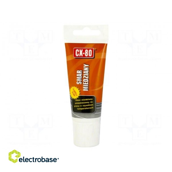 High-temperature lubricant | paste | Ingredients: copper | tube | 40g