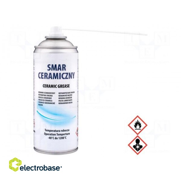 High-temperature lubricant | spray | can | SMAR CERAMICZNY | 400ml фото 2