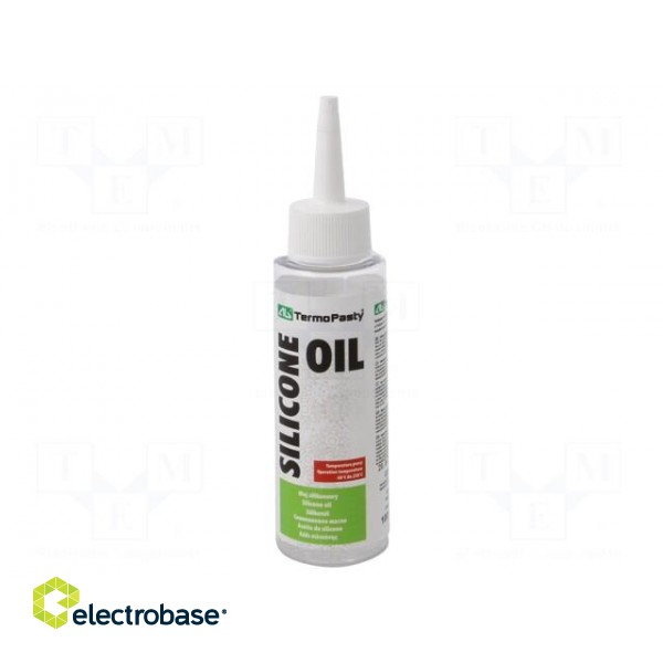 Oil | colourless | silicone | liquid | plastic container | 100ml image 1