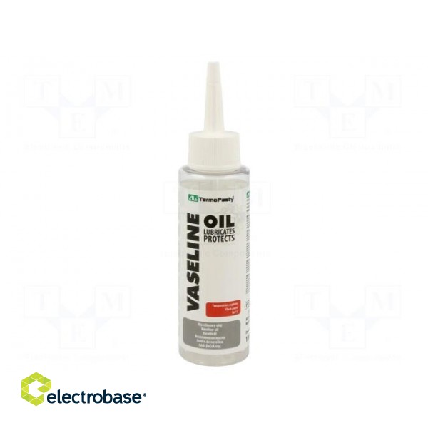 Oil | colourless | vaseline | liquid | plastic container | 100ml