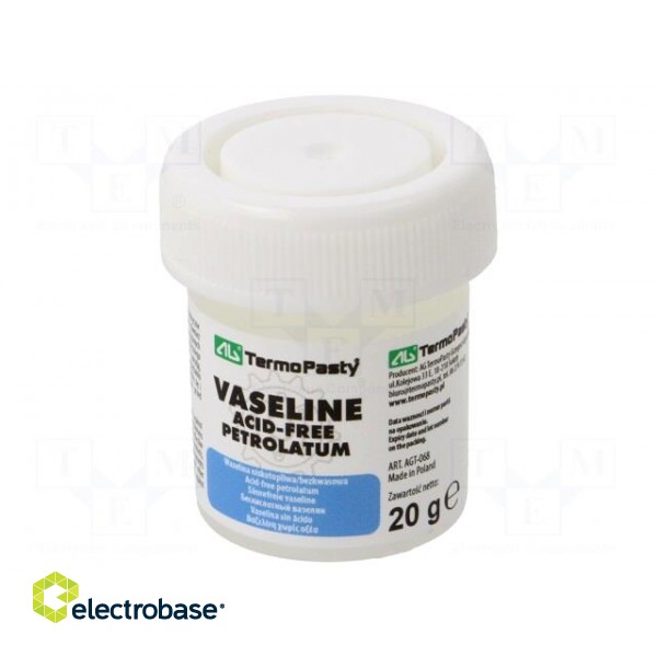 Vaseline | white | paste | plastic container | 20g paveikslėlis 1