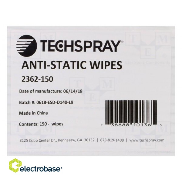 Wipe: cloth | 150pcs | 230x230mm | cleaning