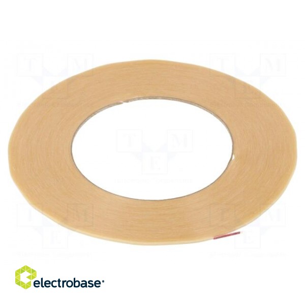 Tape: electrical insulating | W: 1.5mm | L: 45m | Thk: 0.304mm | beige