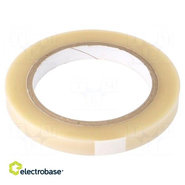 Tape: electrical insulating | W: 12mm | L: 66m | Thk: 60um | acrylic
