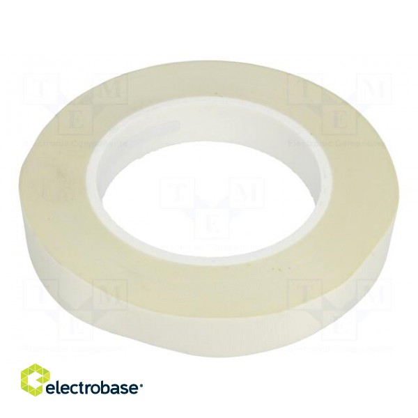 Tape: electrical insulating | W: 19mm | L: 50m | Thk: 165um | white | 5%