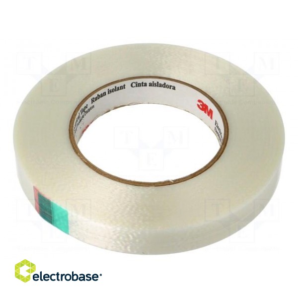 Tape: electrical insulating | W: 19mm | L: 55m | Thk: 0.165mm | acrylic