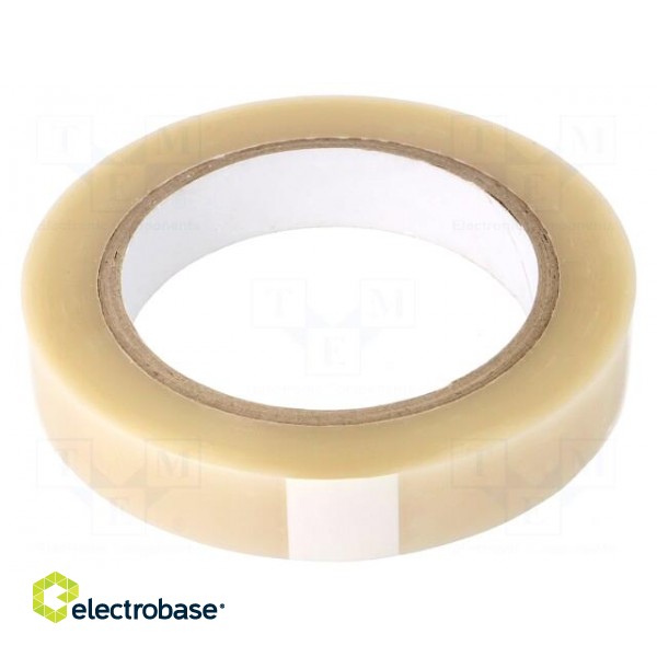 Tape: electrical insulating | W: 19mm | L: 66m | Thk: 0.06mm | acrylic