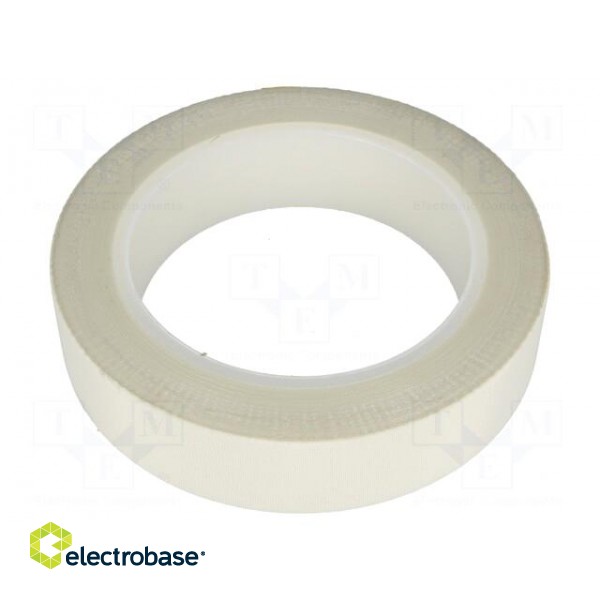 Tape: electrical insulating | W: 25mm | L: 33m | Thk: 180um | white | 5%