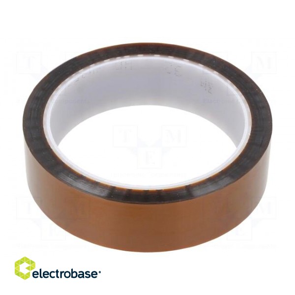 Tape: electrical insulating | W: 25mm | L: 33m | Thk: 76um | silicone
