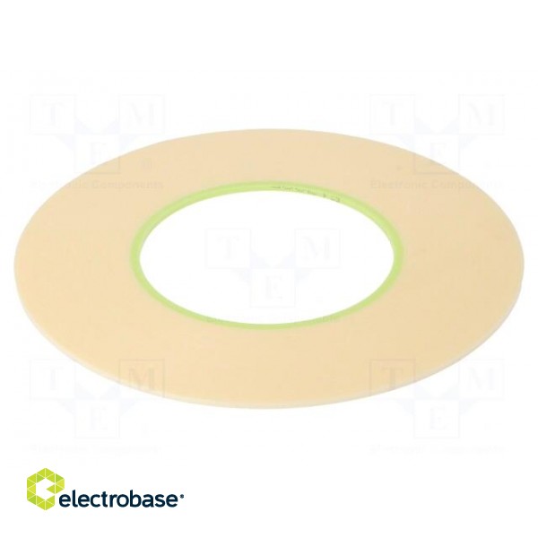 Tape: electrical insulating | W: 2mm | L: 45m | Thk: 0.304mm | beige
