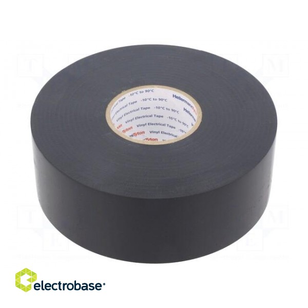 Tape: electrical insulating | W: 38mm | L: 33m | Thk: 0.25mm | black