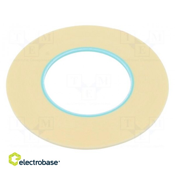 Tape: electrical insulating | W: 3mm | L: 45m | Thk: 0.304mm | beige