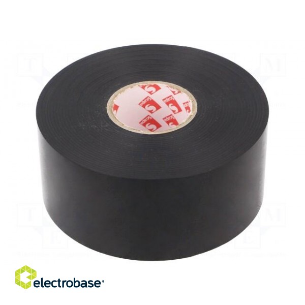 Tape: electrical insulating | W: 50mm | L: 33m | Thk: 0.25mm | black