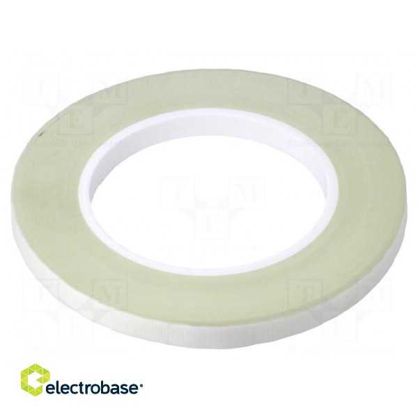 Tape: electrical insulating | L: 50m | Thk: 170um | white | silicone