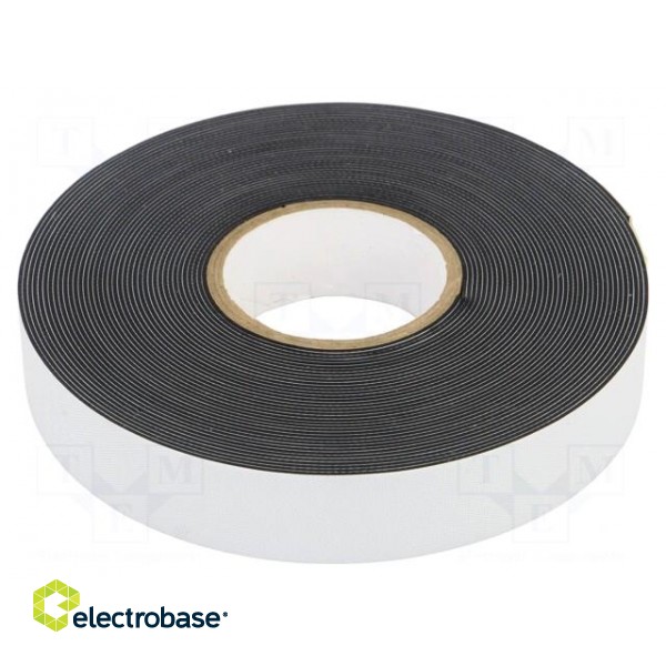 Tape: self-amalgamating | W: 19mm | L: 9m | Thk: 0.76mm | black | -40÷90°C