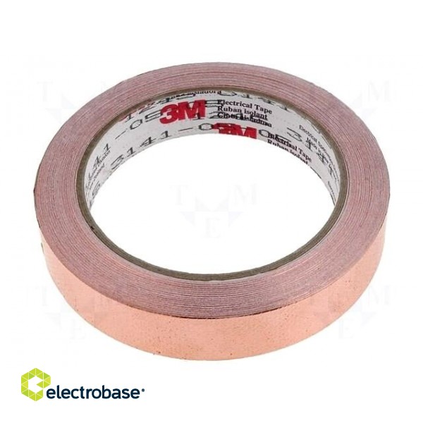 Tape: electrically conductive | W: 19mm | L: 16.5m | Thk: 0.101mm