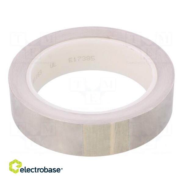 Tape: electrically conductive | W: 25mm | L: 16.5m | Thk: 0.066mm