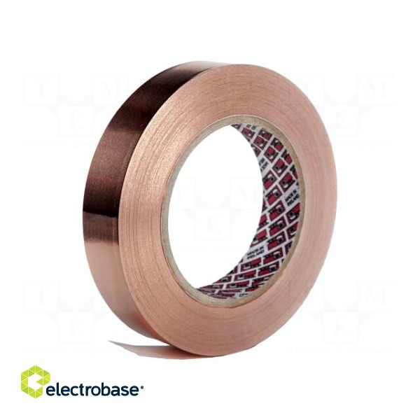 Tape: electrically conductive | W: 19mm | L: 16.5m | Thk: 0.06mm