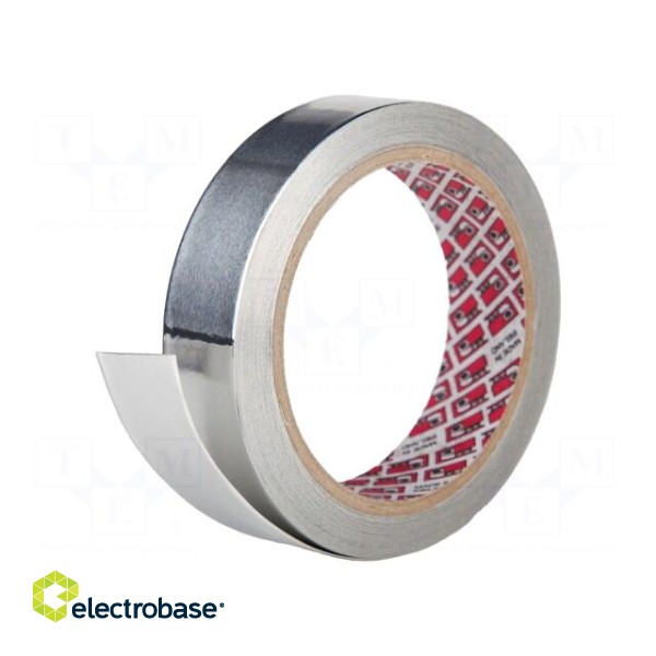 Tape: shielding | W: 50mm | L: 25m | Thk: 0.065mm | acrylic,conductive