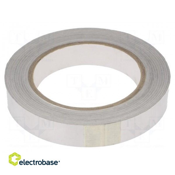 Tape: shielding | W: 19mm | L: 33m | Thk: 0.078mm | acrylic conductive