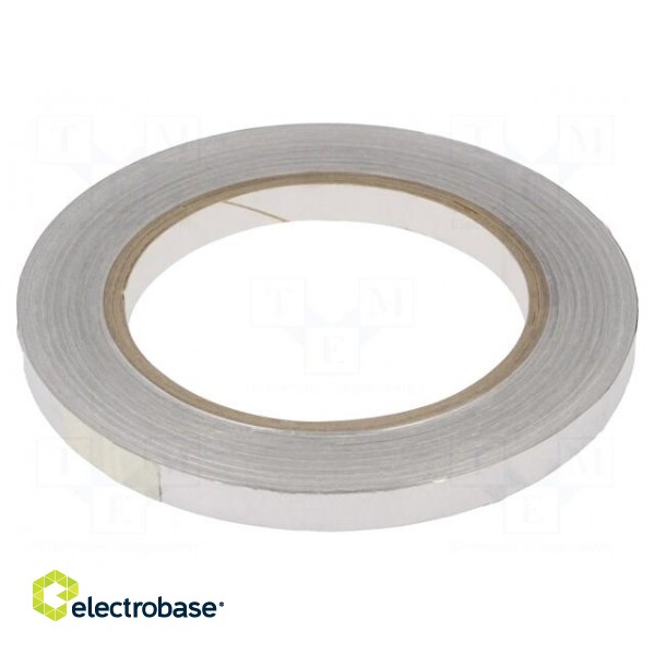 Tape: shielding | W: 9mm | L: 33m | Thk: 40um | acrylic conductive | 6%