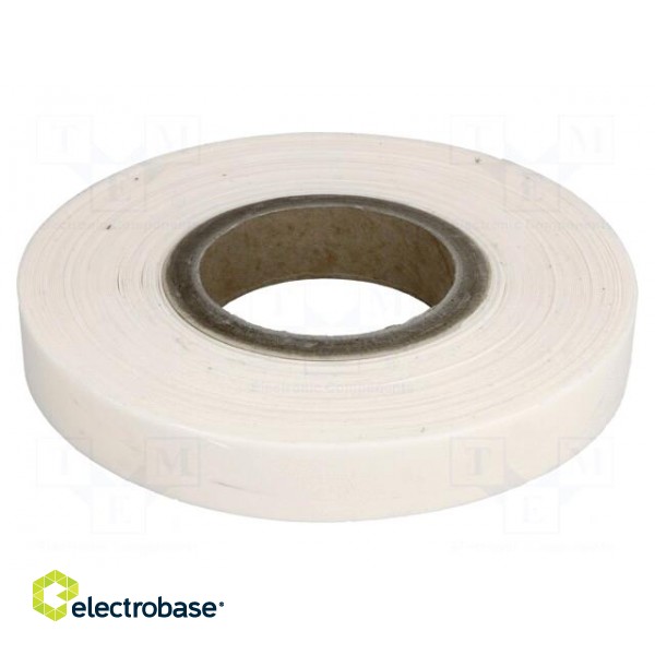 Tape: heat transfer | W: 25mm | L: 30m | Thk: 0.5mm | 3W/mK | white | 1TΩm