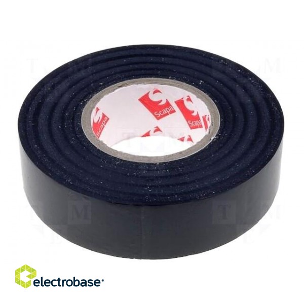 Tape: electrical insulating | W: 50mm | L: 25m | Thk: 130um | rubber