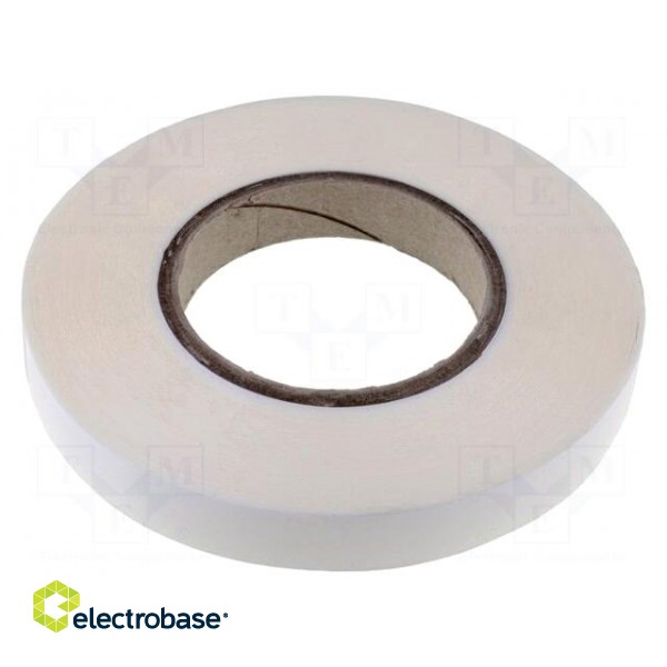 Tape: fixing | W: 19mm | L: 50m | Thk: 0.13mm | double-sided | acrylic