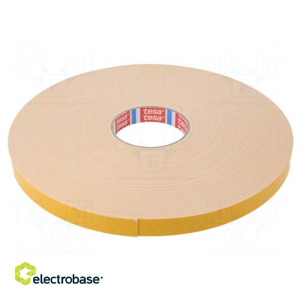 Tape: fixing | W: 19mm | L: 50m | Thk: 1.15mm | double-sided | acrylic