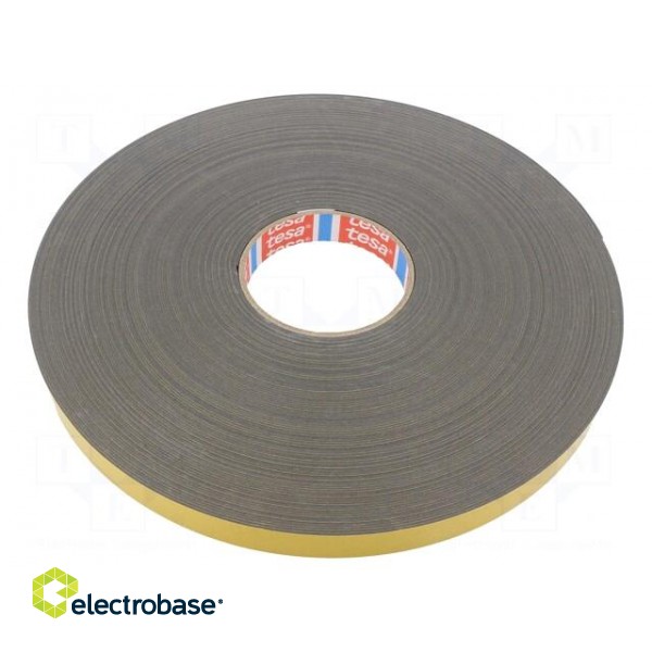 Tape: fixing | W: 19mm | L: 50m | Thk: 1000um | double-sided | acrylic image 1