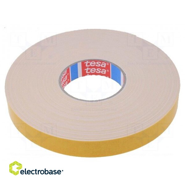 Tape: fixing | W: 25mm | L: 25m | Thk: 1100um | double-sided | acrylic