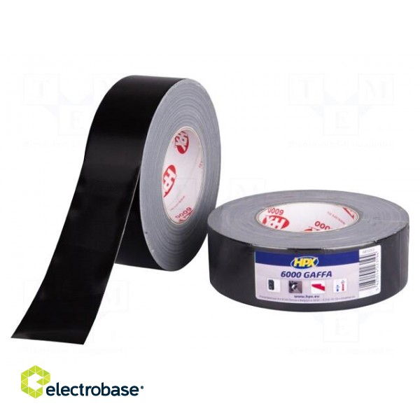 Tape: duct | W: 19mm | L: 50m | Thk: 0.3mm | white | natural rubber | 10% image 2