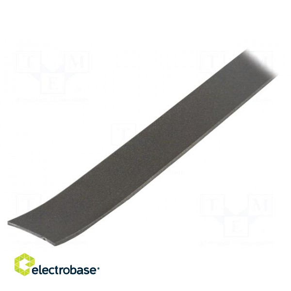 Tape: sealing | W: 50mm | L: 30m | Thk: 4mm | grey | rubber hot-melt | 130%