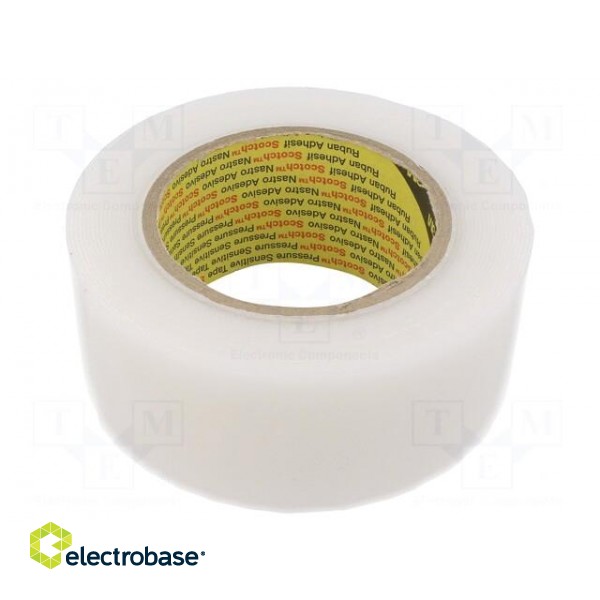 Tape: sealing | W: 50mm | L: 5.5m | Thk: 1mm | natural (transparent)