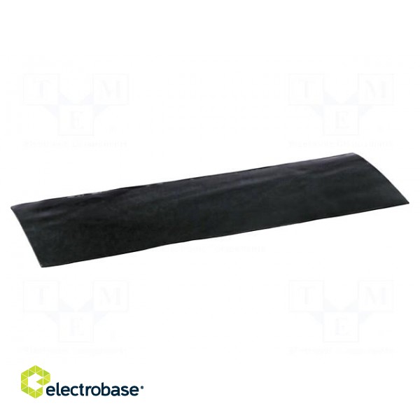 Electrically conductive rubber | black | W: 50mm | L: 150mm